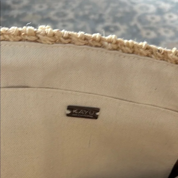 Like New | Kayu Merrit Striped Tote Bag in Natural - Picture 2 of 2